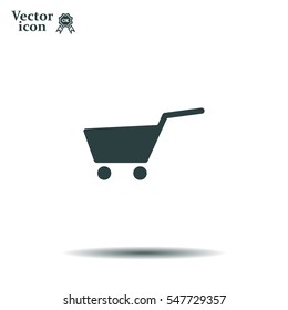 Vector shopping cart icon