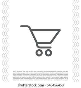 Vector shopping cart icon