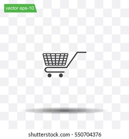 Vector shopping cart icon