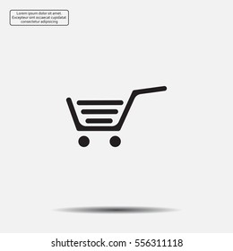 Vector shopping cart icon