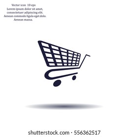 Vector shopping cart icon
