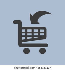 Vector shopping cart icon