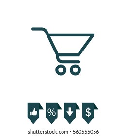 Vector shopping cart icon