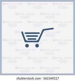 Vector shopping cart icon
