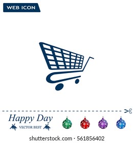 Vector shopping cart icon