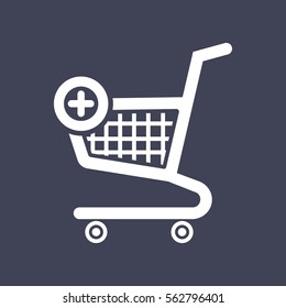Vector shopping cart icon