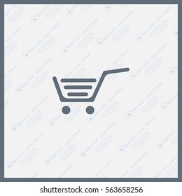 Vector shopping cart icon