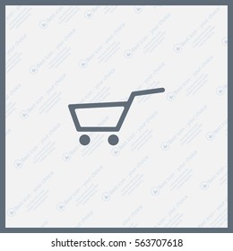 Vector shopping cart icon