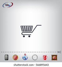 Vector shopping cart icon