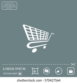 Vector shopping cart icon