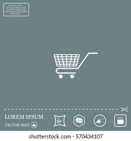 Vector shopping cart icon