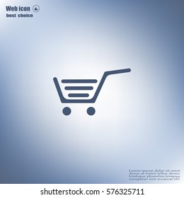 Vector shopping cart icon