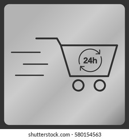 Vector shopping cart icon