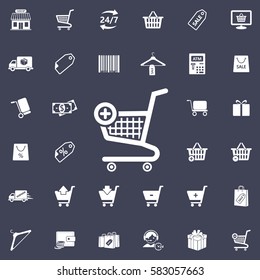 Vector shopping cart icon