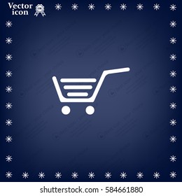 Vector shopping cart icon