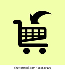 Vector shopping cart icon