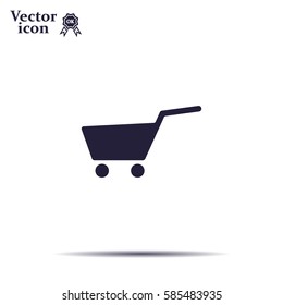 Vector shopping cart icon