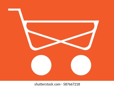 Vector shopping cart icon