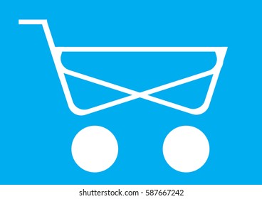 Vector shopping cart icon