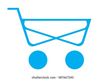 Vector shopping cart icon