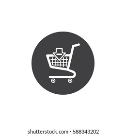 Vector shopping cart icon