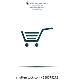 Vector shopping cart icon