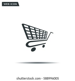 Vector shopping cart icon