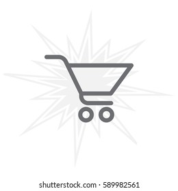 Vector shopping cart icon