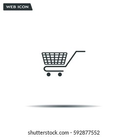 Vector shopping cart icon