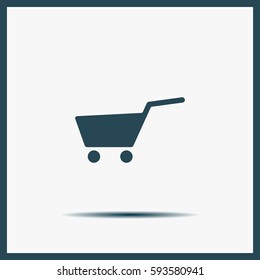 Vector shopping cart icon