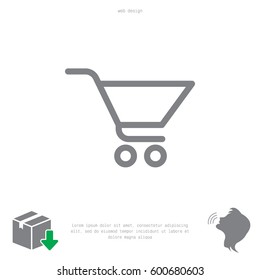 Vector shopping cart icon