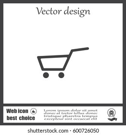Vector shopping cart icon