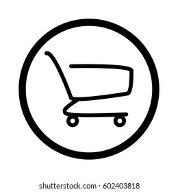 Vector shopping cart icon