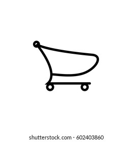 Vector shopping cart icon