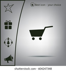 Vector shopping cart icon