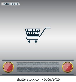 Vector shopping cart icon