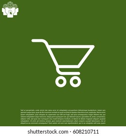 Vector shopping cart icon