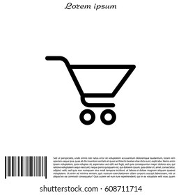 Vector shopping cart icon