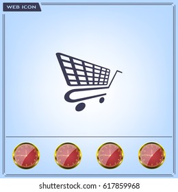 Vector shopping cart icon