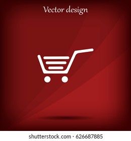 Vector shopping cart icon