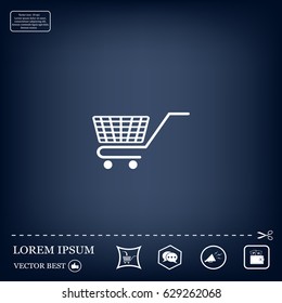 Vector shopping cart icon