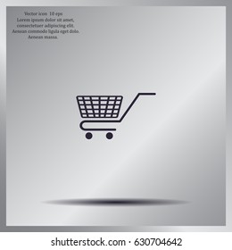 Vector shopping cart icon