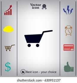 Vector shopping cart icon