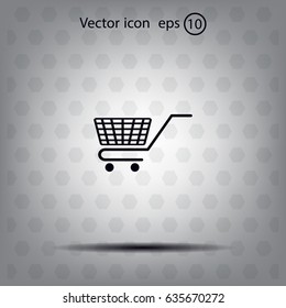 Vector shopping cart icon