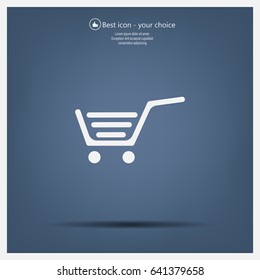 Vector shopping cart icon