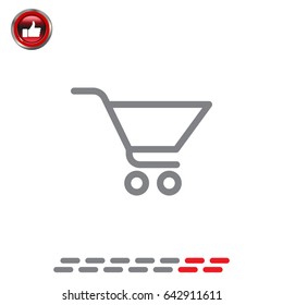 Vector shopping cart icon