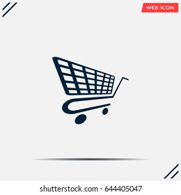 Vector shopping cart icon