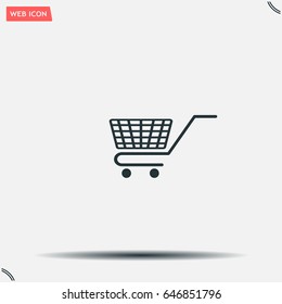 Vector shopping cart icon