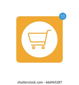 Vector shopping cart Icon