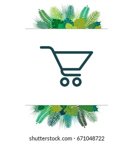Vector shopping cart icon